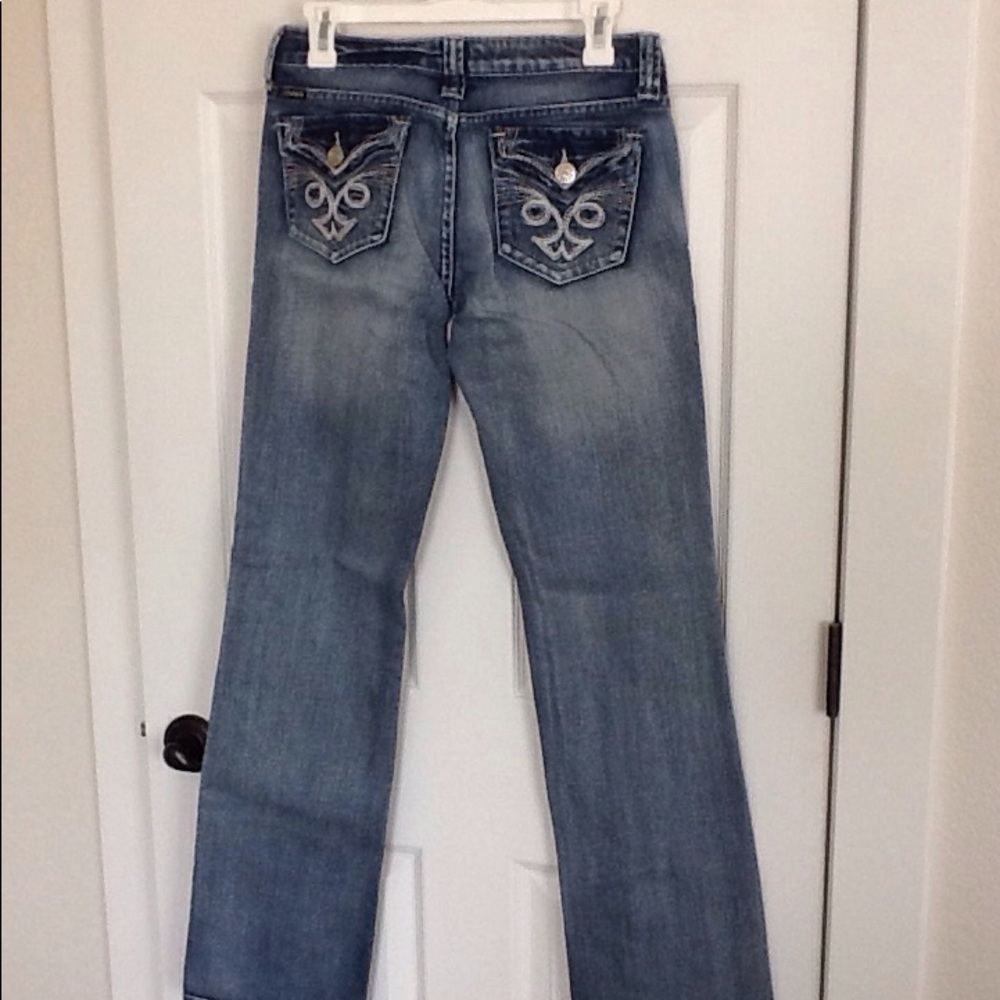 Adiktd Mid Rise Relaxed Fit Boot Cut Jeans - Picture 5 of 7